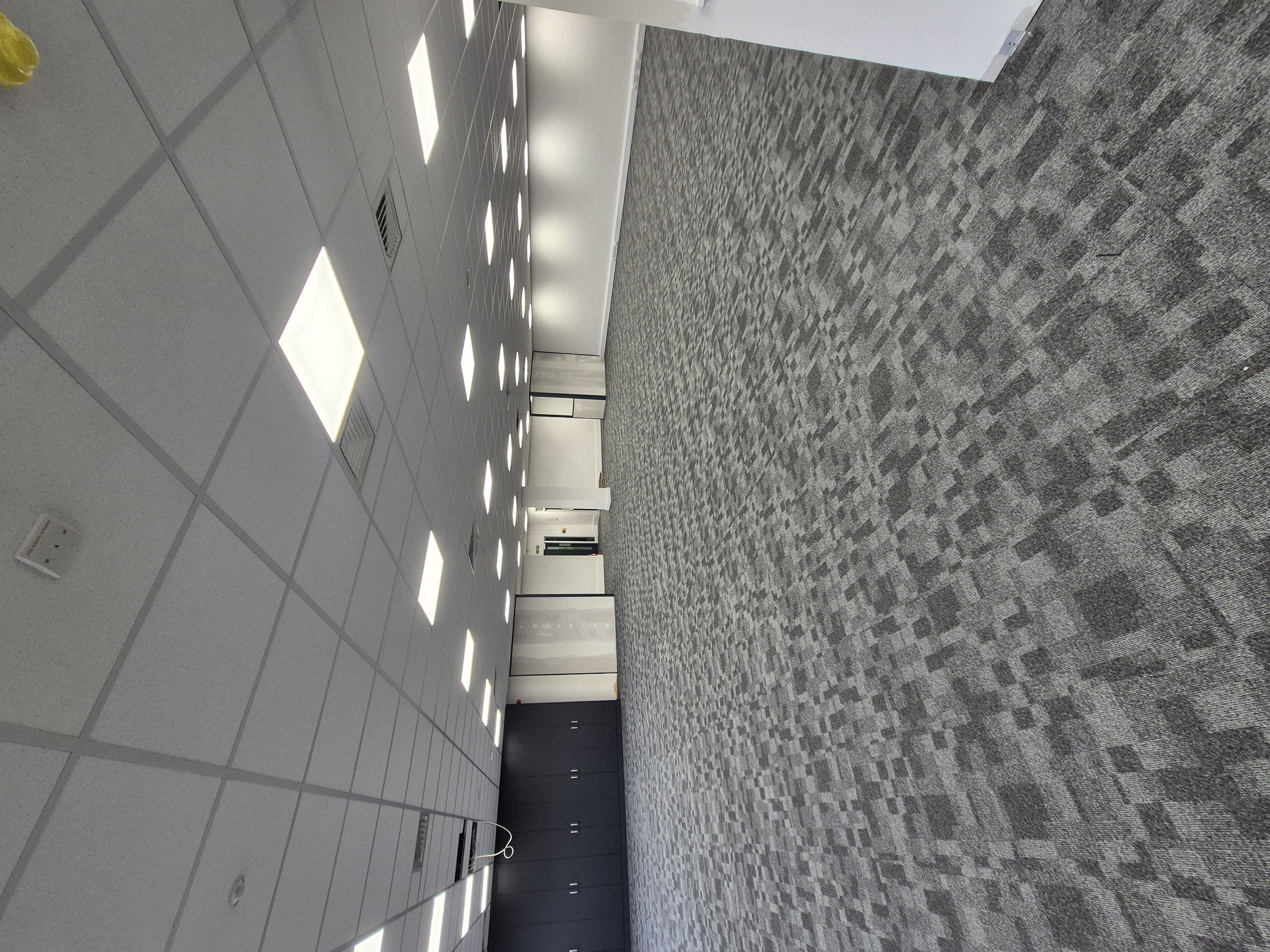carpet tile installation to call centre floor space
