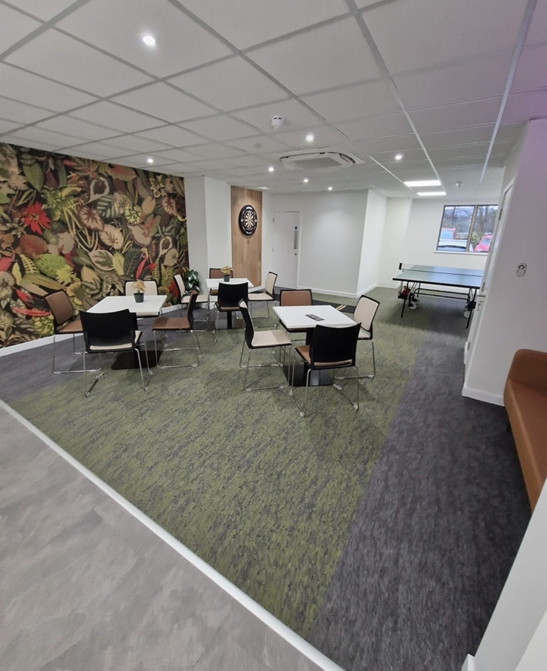 beautiful office flooring installed to kettering offices