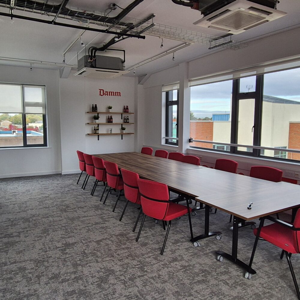 floor fitted by commercial flooring contractors in Northampton